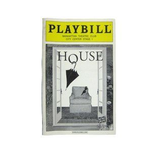House Playbill 2002 Manhattan Theatre Club Patricia Conolly Gerroll Ayckbourn